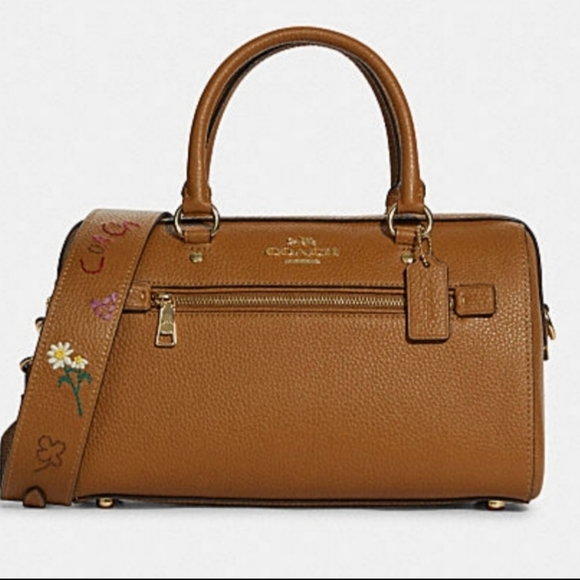 Coach Diary Embroidery Collection Rowan Satchel - Picture 1 of 14